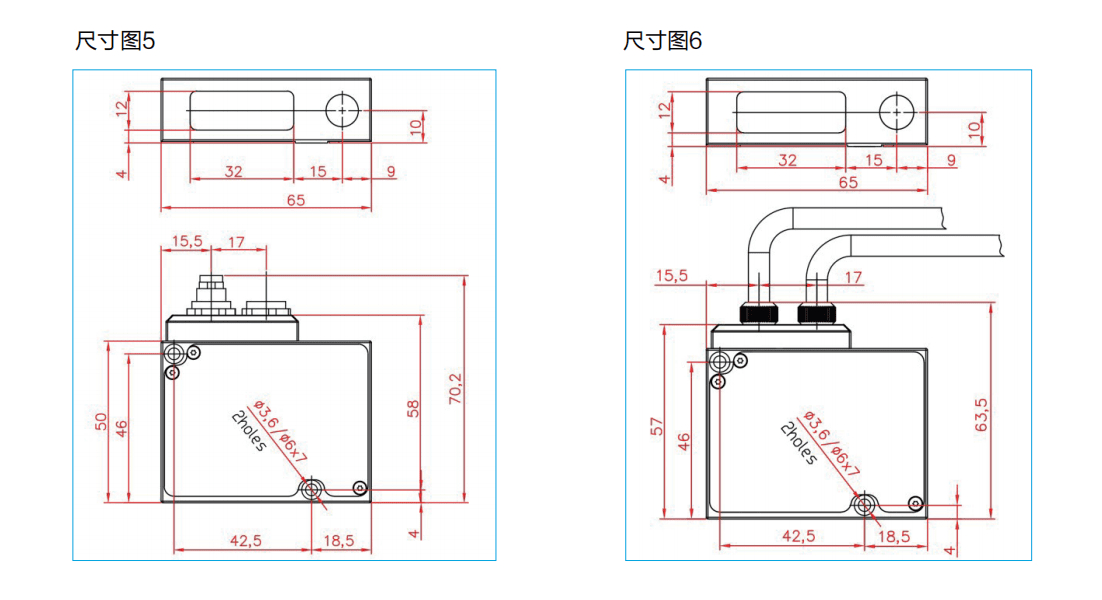 路面测试_路面专用激光位移传感器ZLDS100RD尺寸图